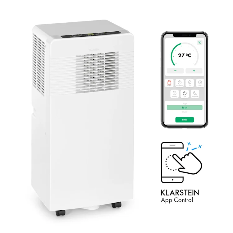 کولر گازی پرتابل هوشمند کلارشتاین آلمان مدل klarstein Iceblock Ecosmart - کم‌مصرف کنترل از راه دور، مناسب خانه‌های مدرن